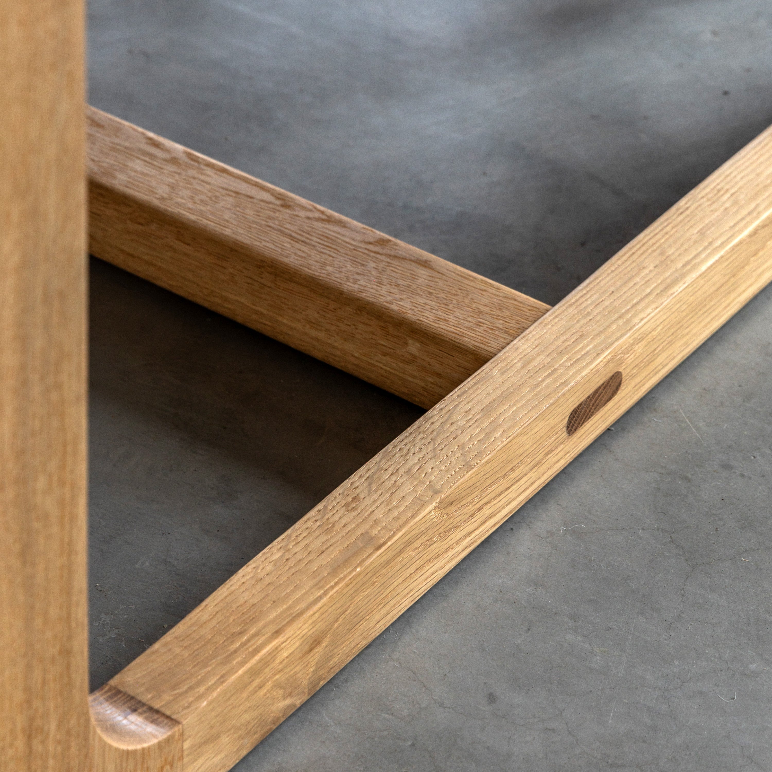 Novu Natural Oak Wood Dining Table | 6 Seater